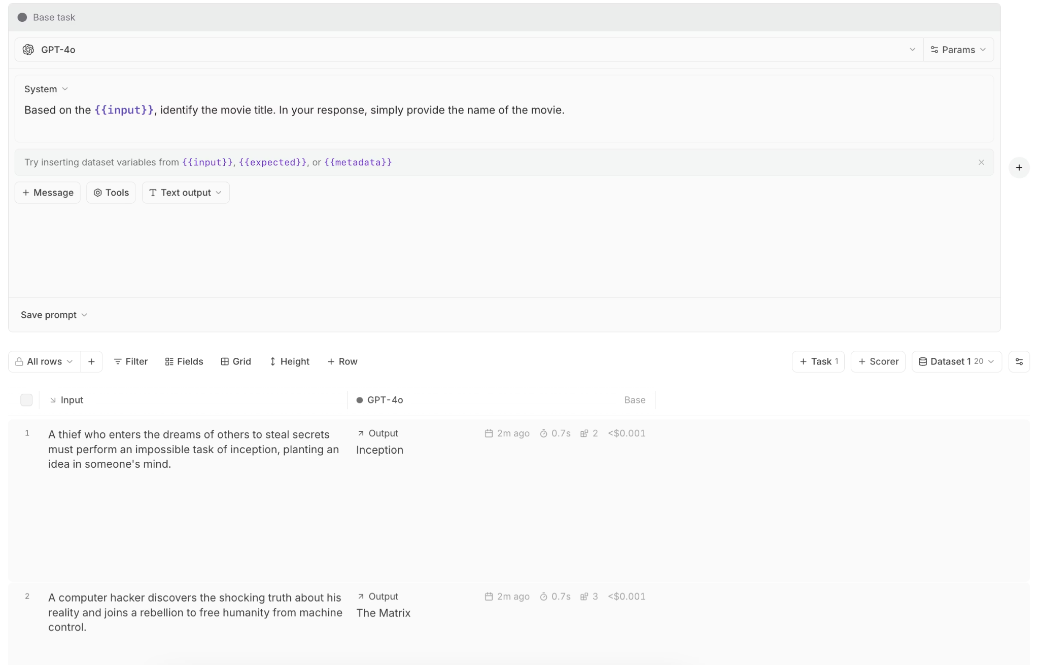 Braintrust evaluations across production and development